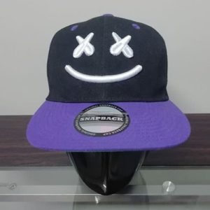 gorra plana con bordado 3d