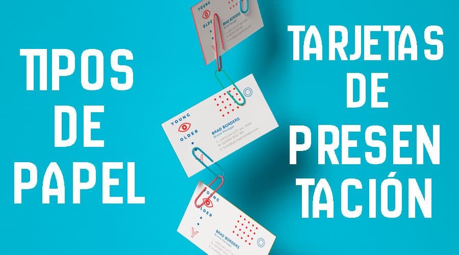 papel para tarjetas de presentación