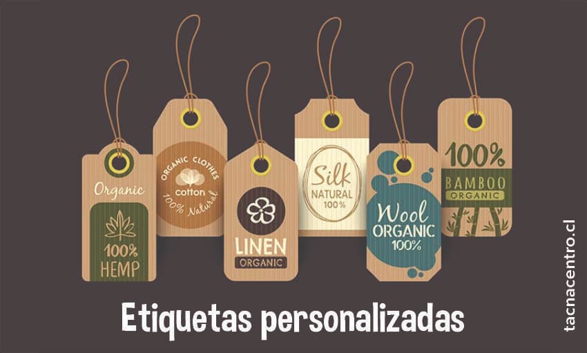 ▷ Etiquetas personalizadas, Tacna Centro