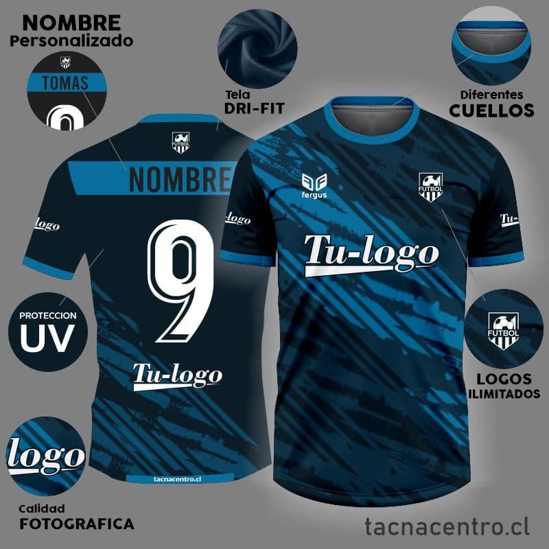 ▷ Camisetas de Fútbol Personalizadas Chile