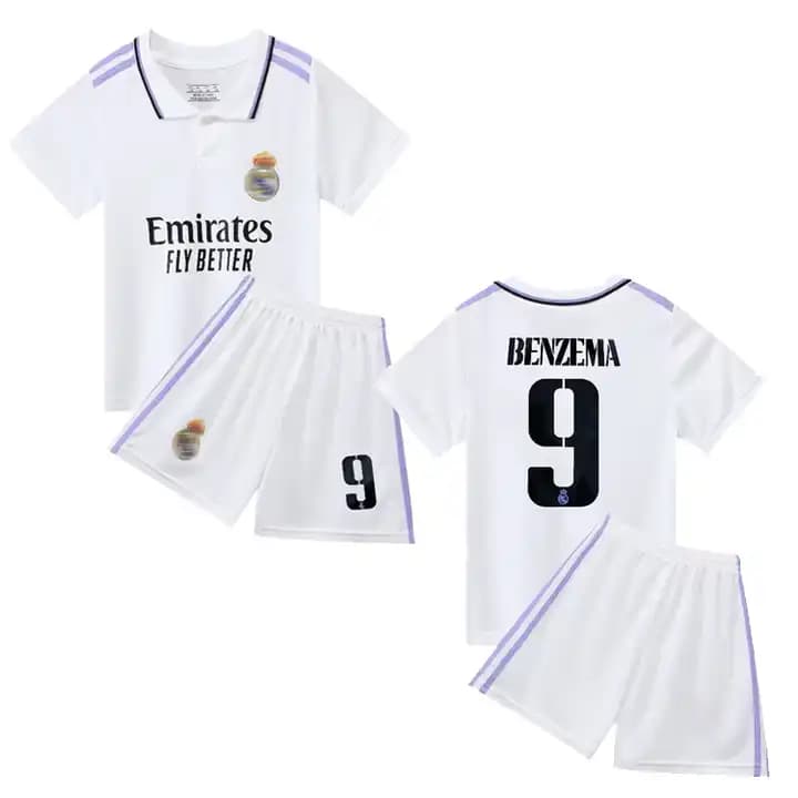 ▷ Equipación de fútbol del Real Madrid para niños baratas