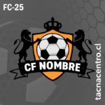 diseño de logo de futbol escudo con leones y corona pelota