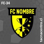 diseño de logo de futbol escudo con trofeo y pelota