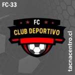 diseño de logo de futbol escudo con pelota roja