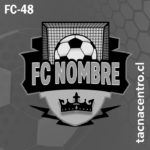 diseño de logo de futbol pelota corana gris
