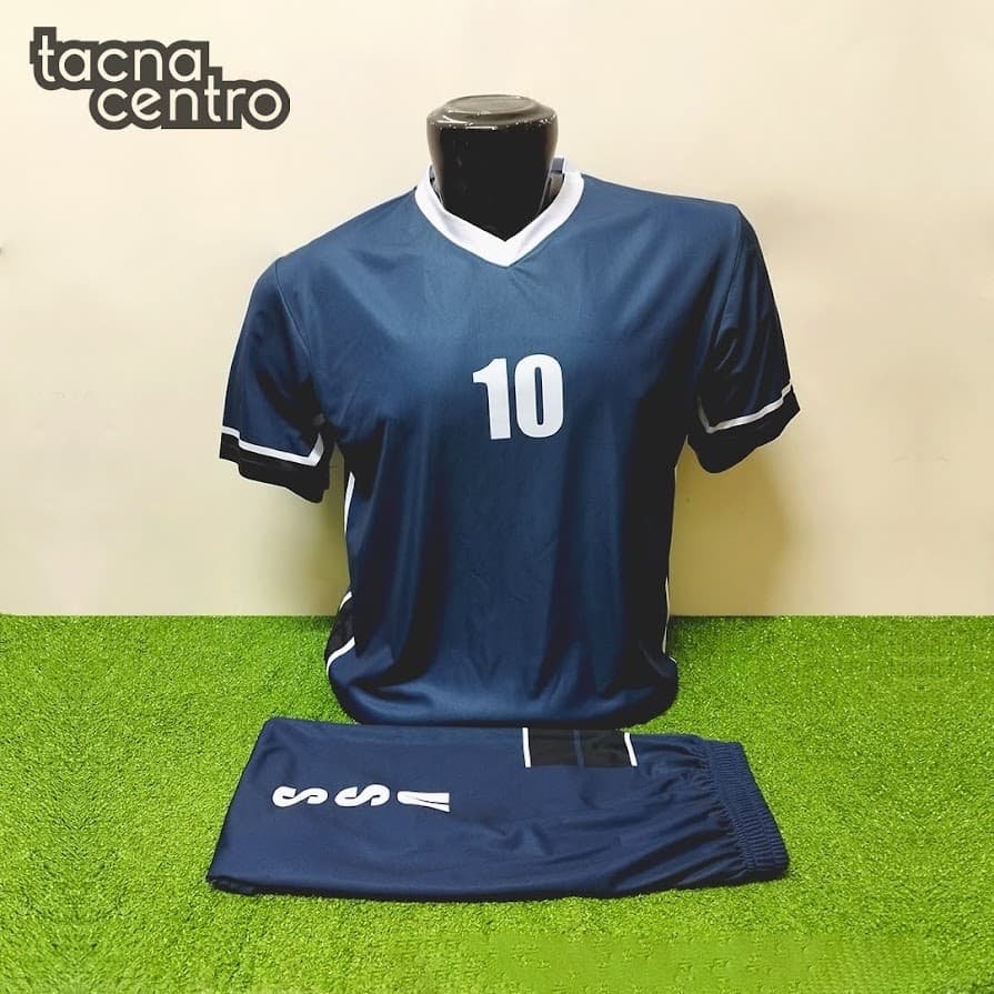 uniforme de futbol color azul noche