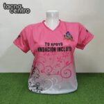 fotos de camisetas de futbol para mujeres rosado blanco