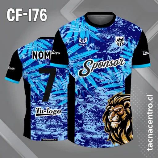 Uniformes de Fútbol Leon Azul Negra