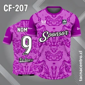 Camiseta de Fútbol morado con Manchas lilas