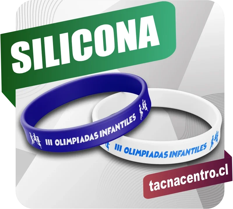 pulseras para eventos de silicona personalizadas chile