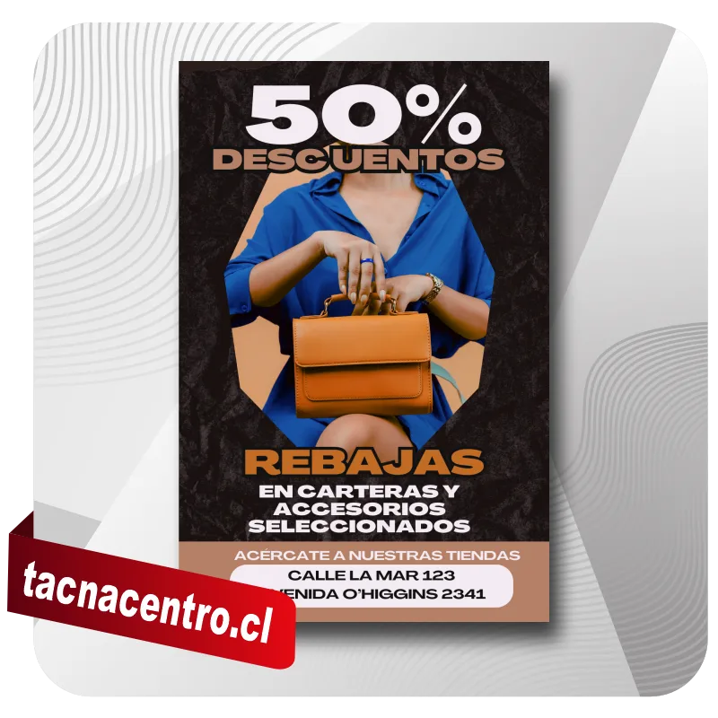 afiche-publicitario-venta-de-carteras-en-promocion-chile