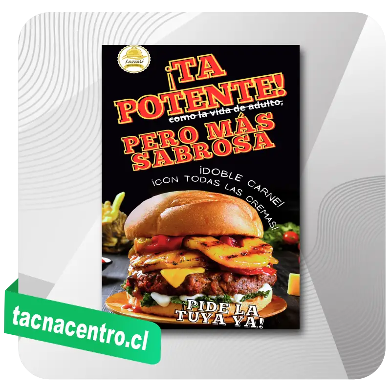 afiche-publicitario-venta-de-comida-rapida-chile