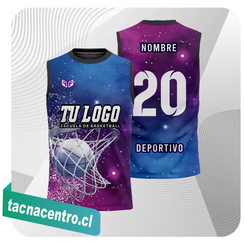 camisetas de basquetbol personalizadas con diseño online chile