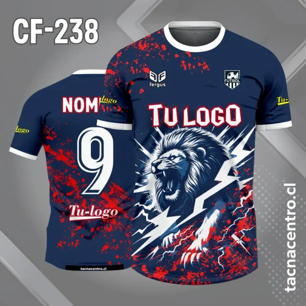 Camiseta de Fútbol Leon Verde 5 Camiseta de Fútbol Furia de Leon azul rojo