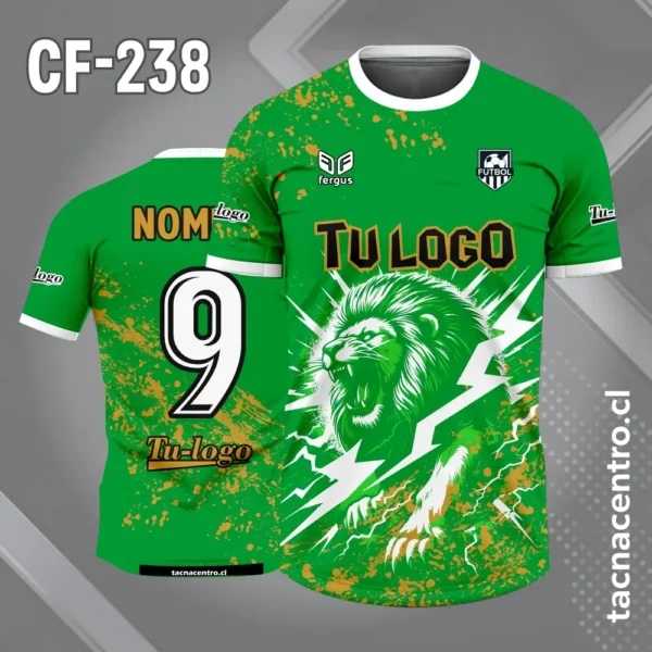Camiseta de Fútbol Leon Verde 1 Camiseta de Fútbol Leon Verde blanco