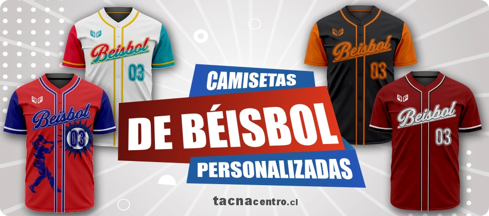 camisetas de beisbol personalizadas chile