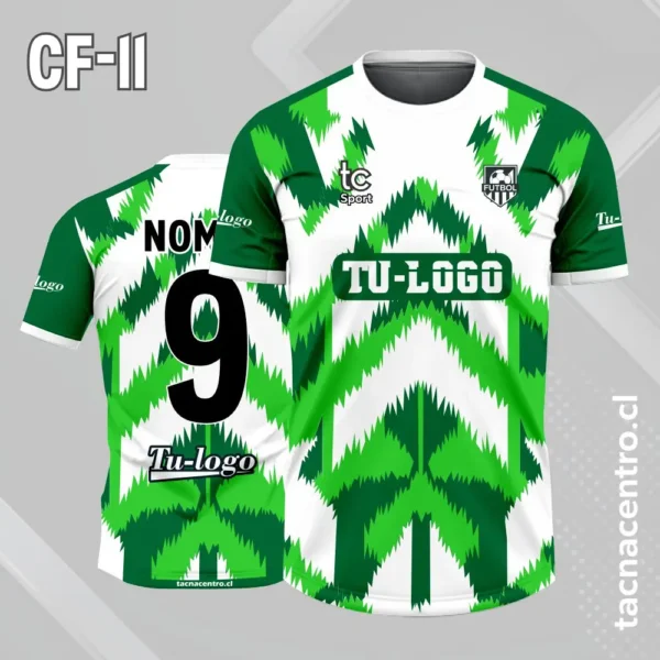 Camiseta de futbol morado con flechas arriba blanco 2 Camiseta de futbol verde con flechas arriba blanco