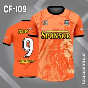 Camiseta de futbol leon naranja