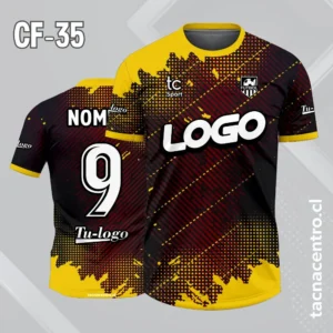 camiseta de futbol guinda con patrón de rayas oscuras