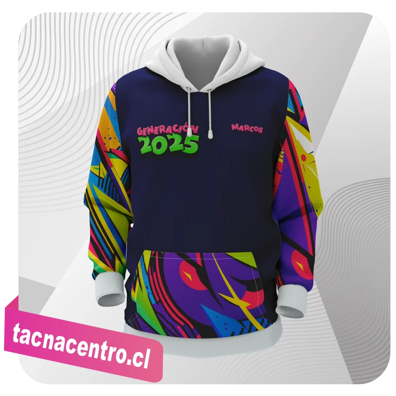 poleron personalizado con diseño sublimado