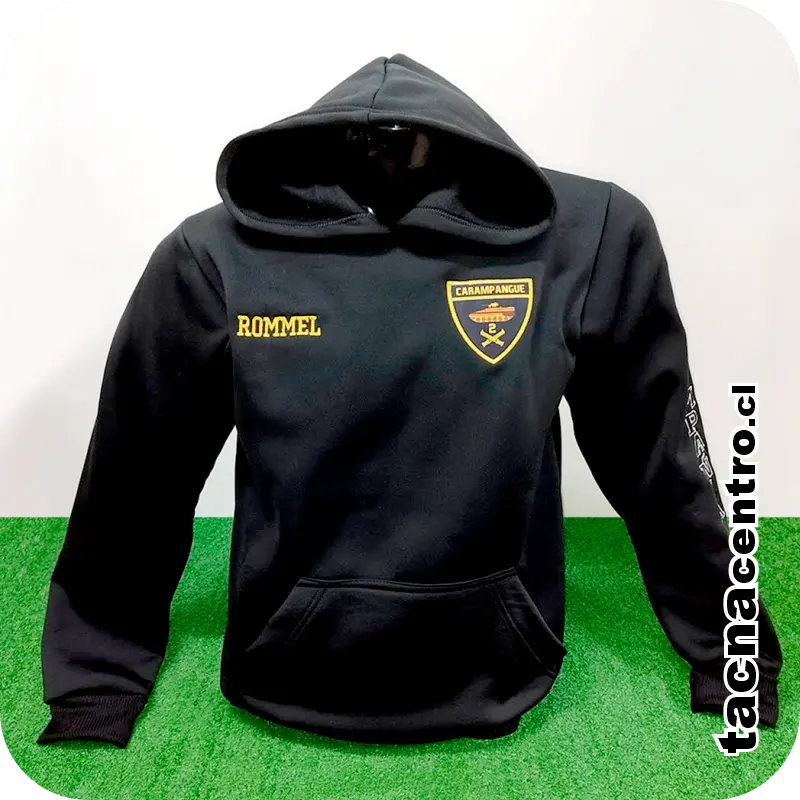 polerones corporativos  personalizados con logo bordado