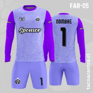 Camiseta de Arquero Morado Lila