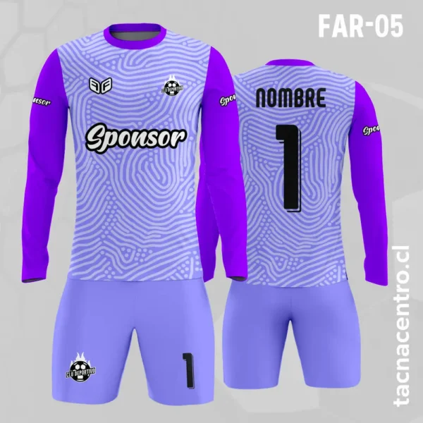 Camiseta de Arquero Morado Lila 1 Camiseta de Arquero Morado Lila