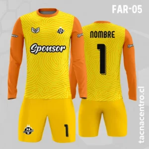 Camiseta de Arquero amarillo naranja