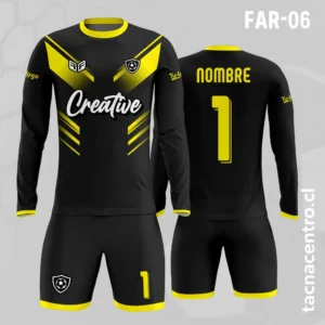 Camiseta de Arquero amarillo con negro