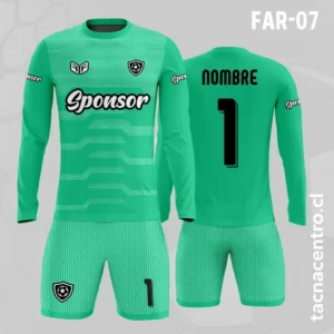 Camiseta de Arquero con Textura Verde claro