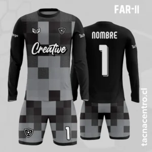 Camiseta de Arquero Cuadros grises