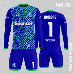 Camiseta de Arquero azul verde Celeste