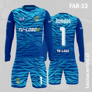 Camisetas de Fútbol Personalizadas: Diseño Gratis 57 Camiseta de Arquero azul celeste Tigre