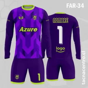 Camiseta de Arquero morado lila verde