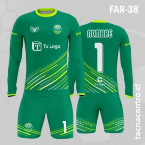 Camiseta de Arquero verde con amarillo