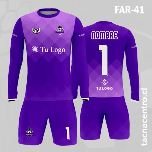 Camiseta de Arquero Degradado Violeta