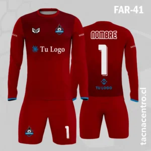 Camiseta de Arquero Degradado guinda