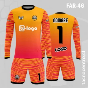 Camiseta de Arquero Degrade amarillo naranja