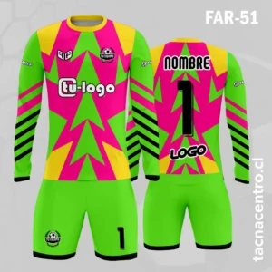 Camiseta de Arquero verde rosado amarillo