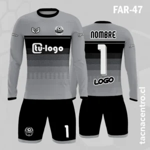 Camiseta de Arquero gris con negro