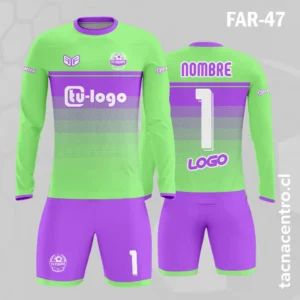 Camiseta de Arquero verde con lila