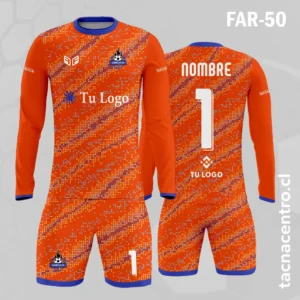Camiseta de Arquero naranja con puntos negros