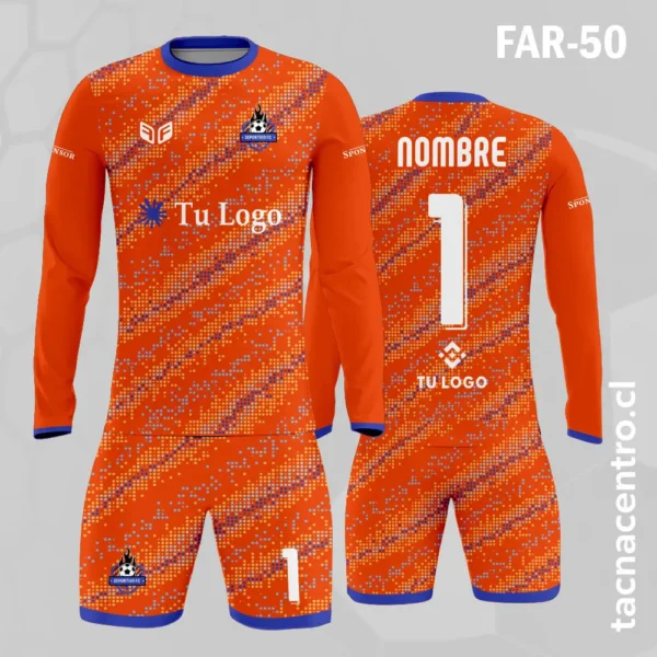 Camiseta de Arquero Blanco con puntos amarillos 3 Camiseta de Arquero naranja con puntos negros