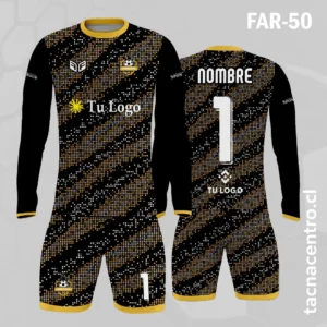 Camiseta de Arquero negro con puntos amarillos