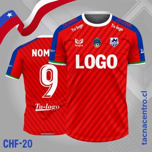 camiseta-de-futbol-la-calera-2024 rojo