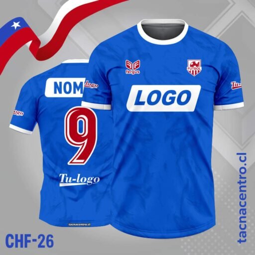 camiseta-de-futbol-universidad-de-chile 2024 azul