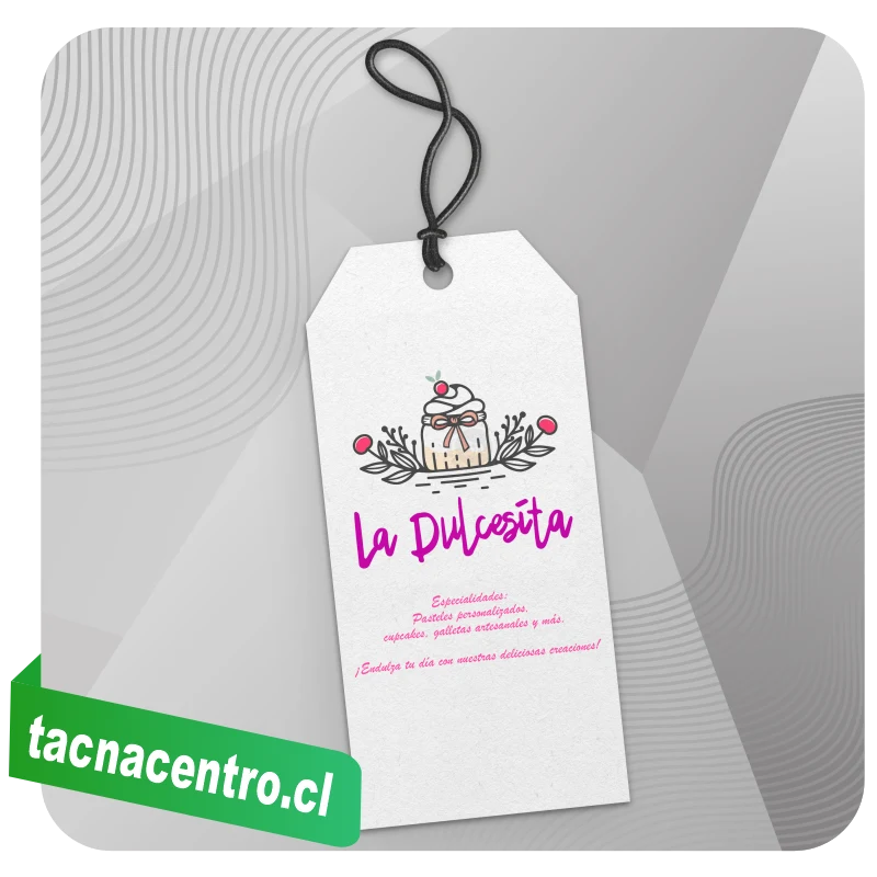 hang tag o etiquetas personalizadas para negocio chile