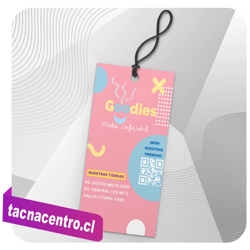 hang tag o etiquetas para ropa personalizadas chile
