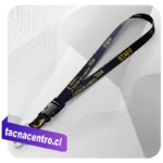 lanyard porta credencial personalizado con diseño estampado