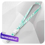 lanyard con logo personalizado mediante sublimacion chile